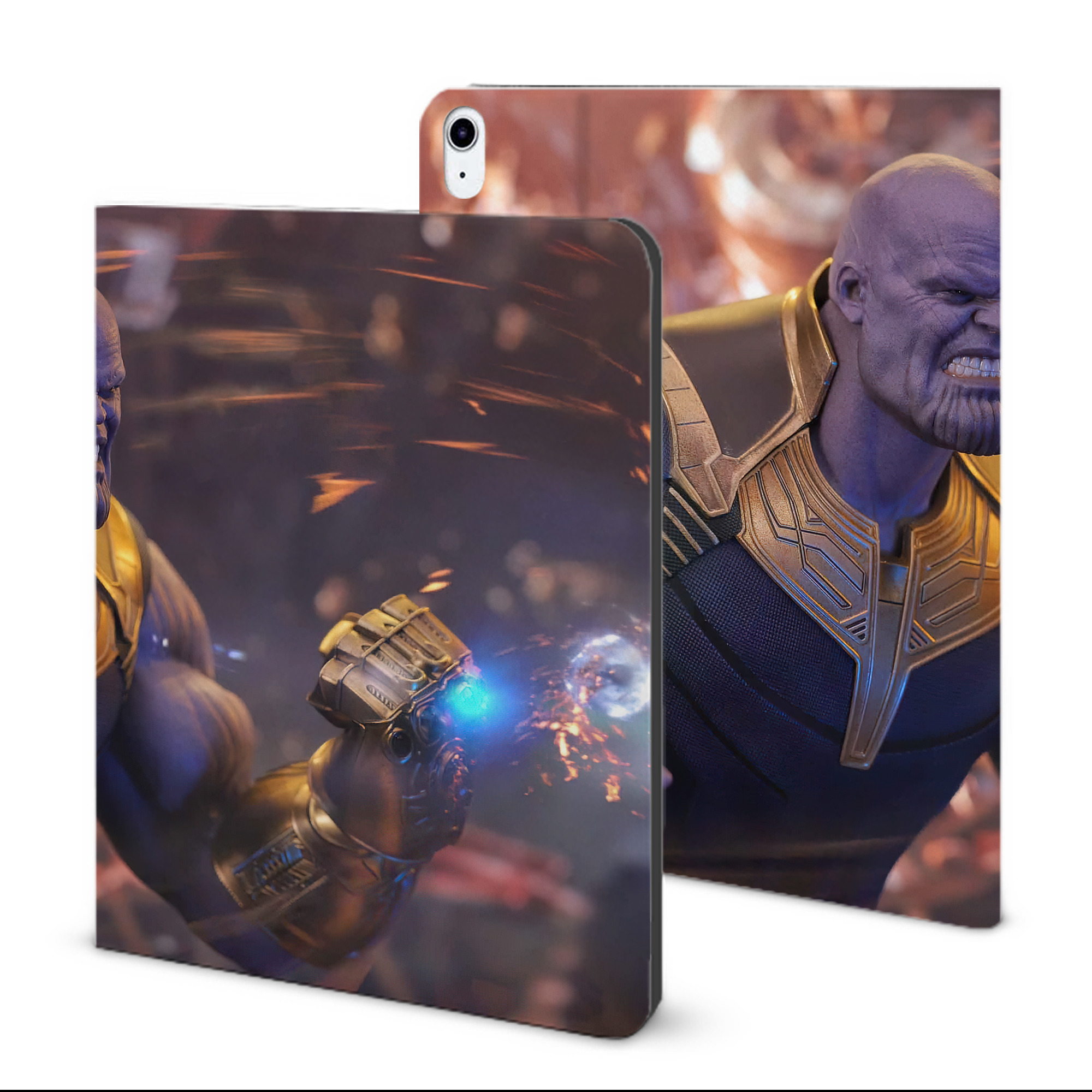（画像用） アベンジャーズ The Avengers IPad ケース ブック型 PUレザー TPU 耐衝撃 軽量 薄型 ペン収納なし 全面保護 IPad 各モデル対応